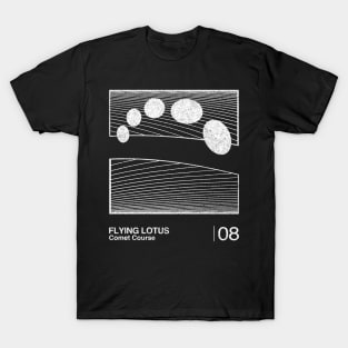 Comet Course / Minimalist Graphic Artwork Fan Design T-Shirt